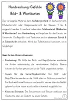 Vorschau - Fördermaterial/Inklusion - Gefühle Bildkarten Wortkarten Grundschule / Blumen-Version - Seite 1