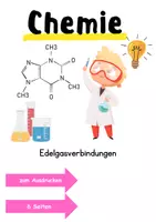 Vorschau - Unterrichtsreihen - Edelgasverbindungen Informationen und Aufgaben - Deckblatt
