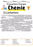 Vorschau - Unterrichtsreihen - Erneuerbare Energien Informationen und Aufgaben - Seite 1