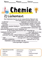 Vorschau - Unterrichtsreihen - Halbleiterchemie Informationen und Aufgaben - Seite 1