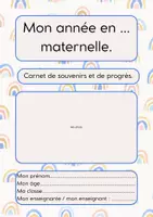 Aperçu - Matériel pour travaux manuels / dessin - Portfolio pour connaitre l'élève - Page de couverture