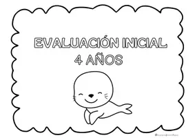Vista previa - Hojas de trabajo - EVALUACIÓN INICIAL PARA NIÑOS Y NIÑAS DE 4 AÑOS - página 3