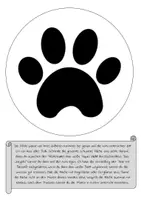 Vorschau - Mal- und Bastelvorlagen - Schulhund-AG - Vorlage für Pfoten-Points - Seite 2