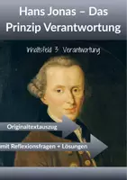 Vorschau - Arbeitsblätter - Hans Jonas - Das Prinzip Verantwortung - Deckblatt
