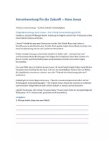 Vorschau - Arbeitsblätter - Hans Jonas - Das Prinzip Verantwortung - Seite 1