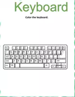 Vista previa - Hojas de trabajo - Kindergarten Computer Parts Activities Learn the Basics - página 3