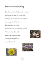 Vorschau - Text - Gedicht (2-fach-differenziert): Der wunderbare Frühling - Seite 1