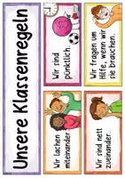 Vorschau - Poster - Klassenregeln für die Grundschule / Unterstufe Klassenregel Regeln Absprachen - Seite 3