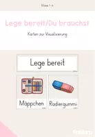 Vorschau - Bildkarten - Lege bereit/ Du brauchst - Karten zur Visualisierung - Deckblatt