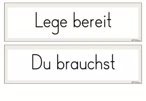 Vorschau - Bildkarten - Lege bereit/ Du brauchst - Karten zur Visualisierung - Seite 1