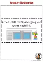 Vorschau - Arbeitsblätter - Materialpaket: Richtig Spülen - Seite 2