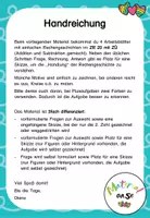 Vorschau - Arbeitsblätter - Rechengeschichten mit Skizze - ZR 20 mit ZÜ - Seite 1