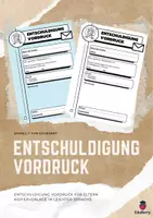 Vorschau - Anderer Materialtyp - Entschuldigung Vordruck für Eltern (PDF) - Abenteuer Klassenzimmer - Deckblatt