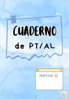 Vista previa - Hojas de trabajo - Agenda semanal + Agenda adaptada + Cuaderno PT/AL - página 1
