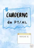 Vista previa - Hojas de trabajo - Agenda semanal + Agenda adaptada + Cuaderno PT/AL - Portada
