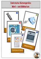 Vorschau - Poster - Elektrische Küchengeräte: Wort- und Bildkarten - Deckblatt