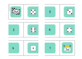 Vorschau - Spiele - Würfelbilder Domino-Spiel (Mathe Klasse 1) - Seite 3