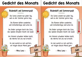 Vorschau - Arbeitsblätter - Juni Gedicht des Monats - Seite 2
