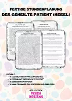 Vorschau - Stundenentwürfe - Einstieg Inhaltsangabe: „Der geheilte Patient“ von Hebel - Deckblatt