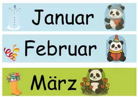 Vorschau - Bildkarten - Kalender Pandaklasse - Seite 3