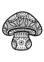 Vorschau - Mal- und Bastelvorlagen - Mandalas Thema Pilze - Grundschule - Bastelvorlagen - Seite 2