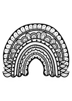 Vorschau - Mal- und Bastelvorlagen - Mandalas Thema Regenbögen - Grundschule - Bastelvorlagen - Seite 2