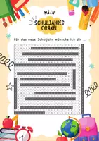 Vorschau - Arbeitsblätter - Schuljahresorakel für Schuljahresbeginn Wünsche - Seite 1
