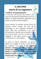 anteprima - Esercizi - III CLASSE - ACCOGLIENZA - IL DELFINO SOGNATORE - Pagina 1