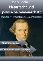 Vorschau - Arbeitsblätter - John Locke - Naturrecht und politische Gemeinschaft - Deckblatt