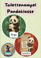 Vorschau - Bildkarten - Toilettenampel Pandaklasse - Deckblatt