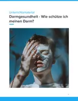 Vorschau - Unterrichtsreihen - Darmgesundheit – Wie schütze ich meinen Darm? (Klasse 7–11) - Deckblatt