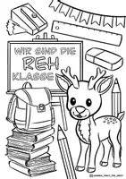 Vorschau - Arbeitsblätter - Klassentier Materialpaket "Reh" / Rehklasse (inkl. Clipart!) - Seite 3