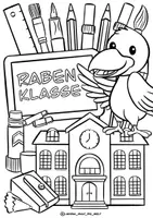 Vorschau - Arbeitsblätter - Klassentier Materialpaket "Rabe" / Rabenklasse (inkl. Clipart!) - Seite 2