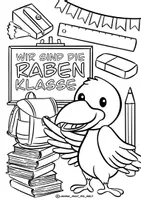 Vorschau - Arbeitsblätter - Klassentier Materialpaket "Rabe" / Rabenklasse (inkl. Clipart!) - Seite 3