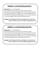 Vorschau - Spiele - Domino Addition und Subtraktion von Rationalen Zahlen - Seite 2