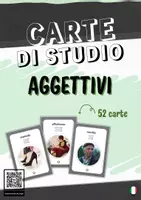 Vista previa - Unidades / Secuencias / Situaciones de Aprendizaje - Vocabulario en italiano: Aggettivi (adjetivos) - Portada