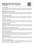 anteprima - Esercizi - Distribuzione delle risorse nel mondo - Disuguaglianze e le loro conseguenze - Pagina 1
