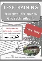Vorschau - Fördermaterial/Inklusion - Peking Spezial: Fehlerteufel Lesekarten Großschreibung - Deckblatt