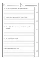 Vorschau - Test - Lesetest zum Thema Ostern Klasse 3 mit Lösung - Seite 2