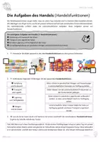Vorschau - Arbeitsblätter - WAH: Handel - Die Aufgaben des Handels (Handelsfunktionen) - Seite 1
