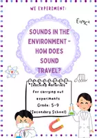 Vorschau - Arbeitsblätter - Sound Waves Lab Worksheet | Grades 6–8 Science | 10+ Page Experiment Pack - Deckblatt