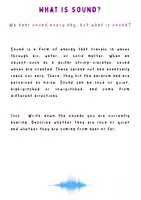 Vorschau - Arbeitsblätter - Sound Waves Lab Worksheet | Grades 6–8 Science | 10+ Page Experiment Pack - Seite 1