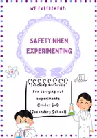 Vorschau - Unterrichtsreihen - Experiment Safety Workbook | Grades 6–8 Science | 10+ Page Safety Pack - Deckblatt