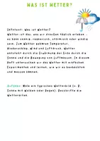 Vorschau - Arbeitsblätter - Wetter‑Experimente Arbeitsblatt | Sek I Meteorologie | 10+ Seiten Unterrichtsmaterial - Seite 1