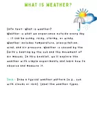 Vorschau - Arbeitsblätter - Weather Science Workbook | Grades 6–8 Science | 10+ Page Experiment Pack - Seite 1