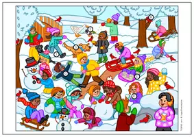 Vorschau - Stundenentwürfe - Klangbild "Winter im Park" - Geräusche hören, erkennen & zuordnen | Musik | Fertige Musikstunde | DaZ Unterricht | Sachunterricht | Fertige Vertretungsstunde | Kreative Stunden - Seite 3
