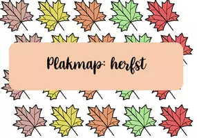 Voorbeeld - plakmap herfst - Voorblad