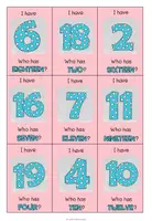 Vorschau - Spiele - Numbers 1-20 - I have ... who has ...? - Seite 2