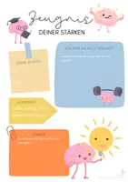 Vorschau - Fördermaterial/Inklusion - Zeugnis deiner Stärken - Seite 1