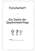 Vorschau - Stundenentwürfe - UB Mathematik, 3./4. Klasse, Pentominos (Quadratmehrlinge) - Deckblatt
